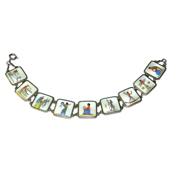 Egyptian revival bracelet