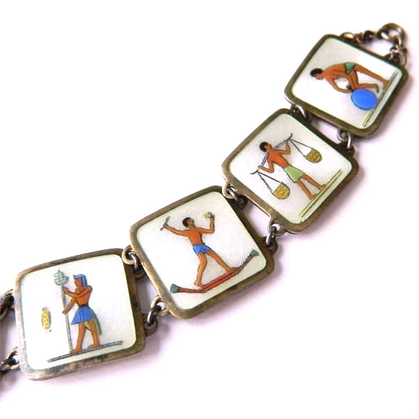 Egyptian revival bracelet