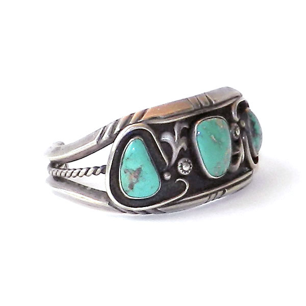 Navajo turquoise cuff bracelet