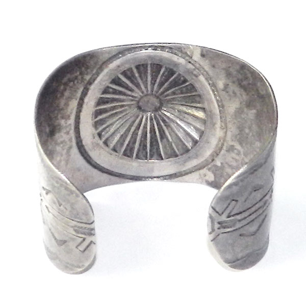 Navajo sterling cuff bracelet