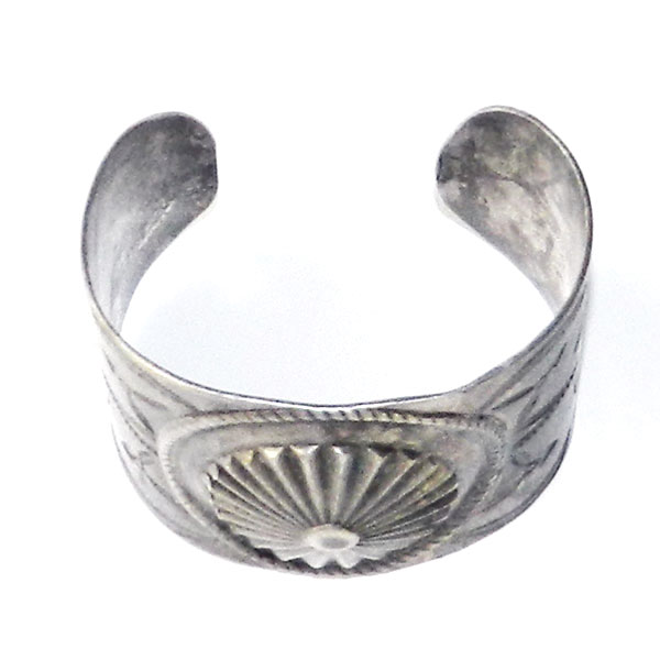 Navajo sterling cuff bracelet