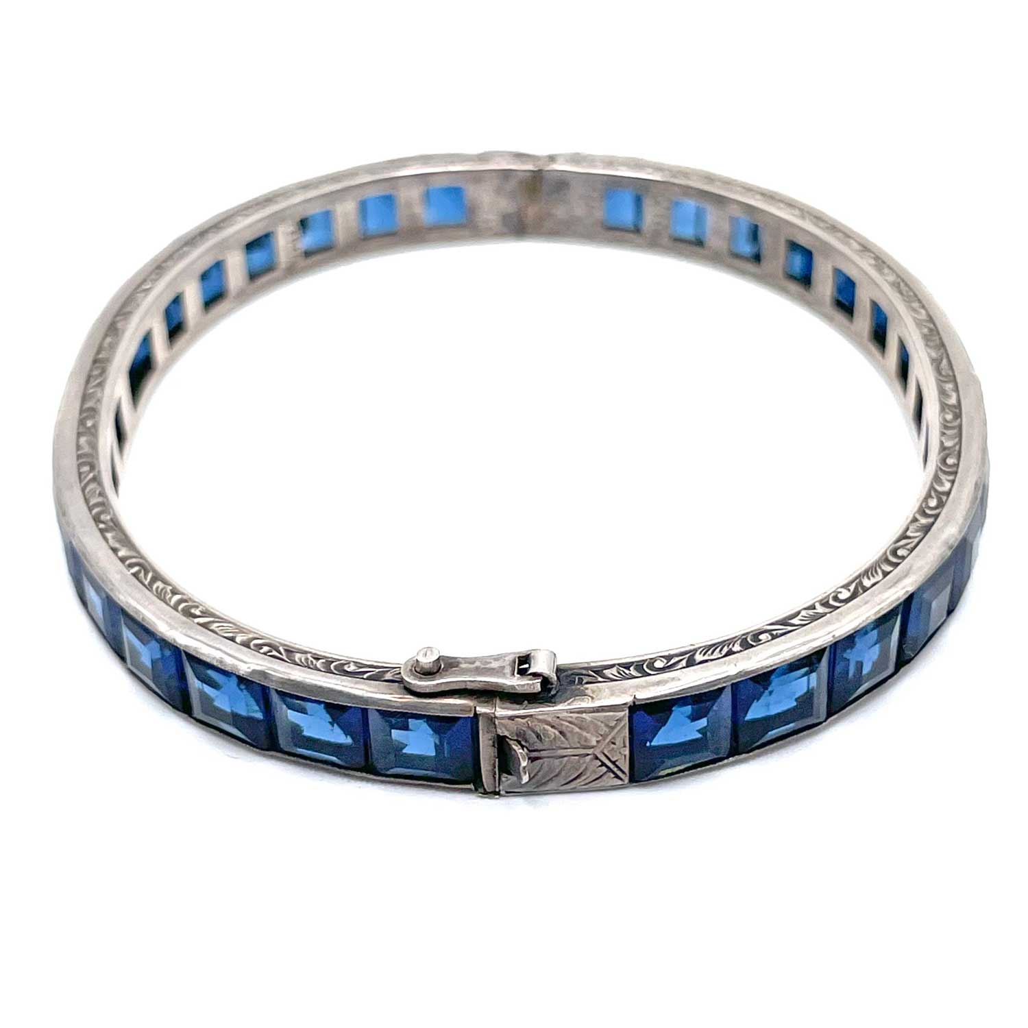 Sterling silver rhinestone bracelet