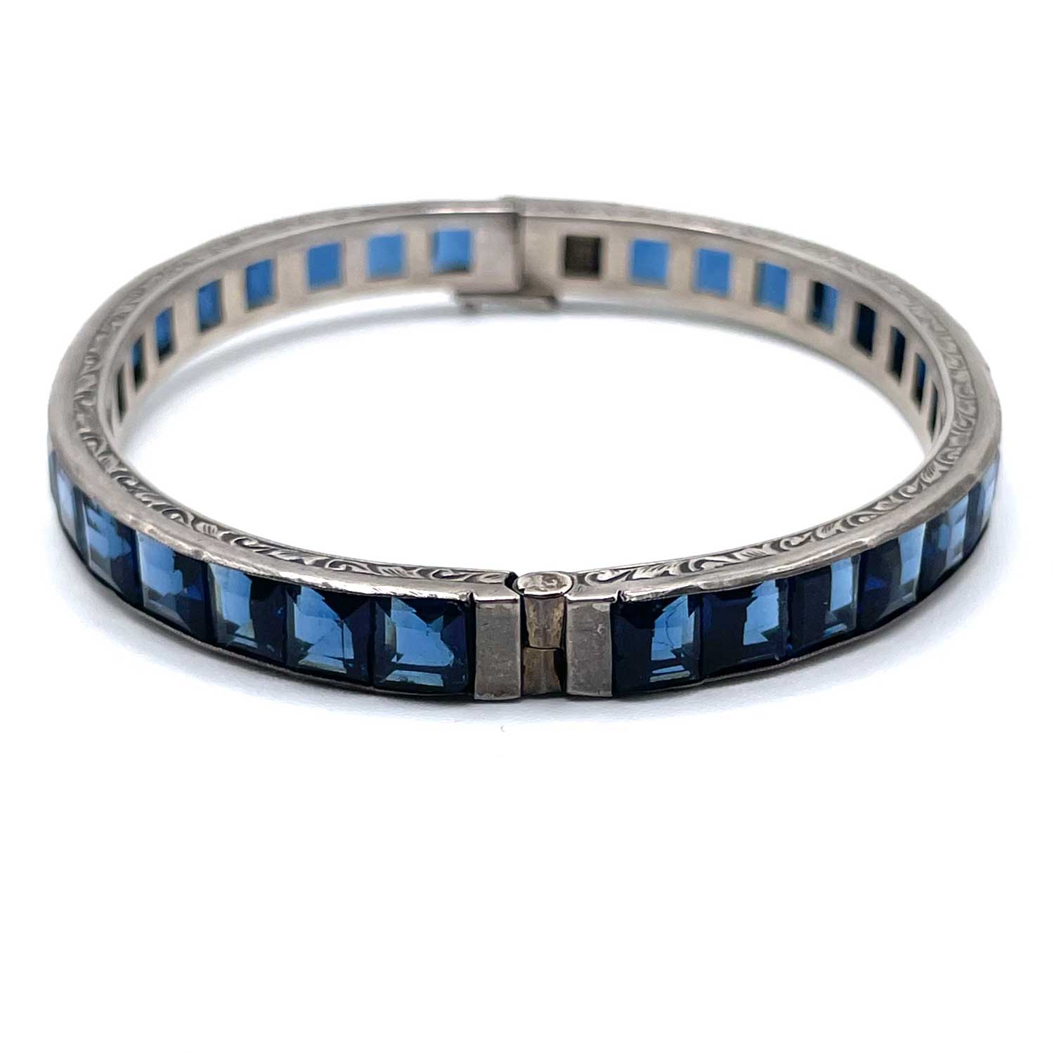 Art deco rhinestone bracelet