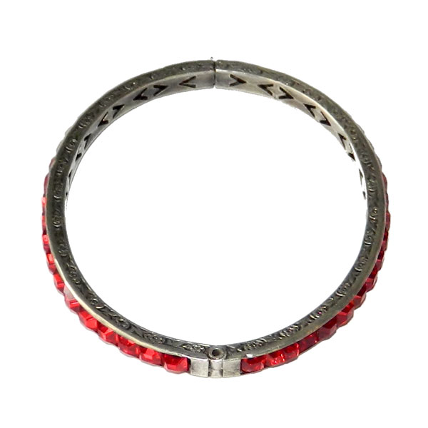 Sterling silver rhinestone bracelet
