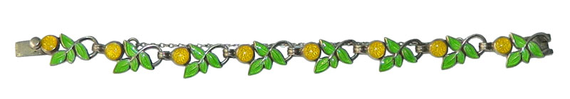Margot de Taxco enameled bracelet