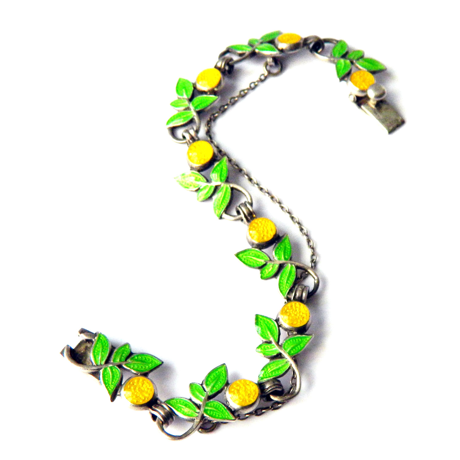 Margot de Taxco enameled bracelet