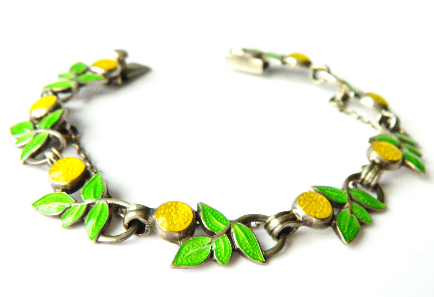 Margot de Taxco enameled bracelet