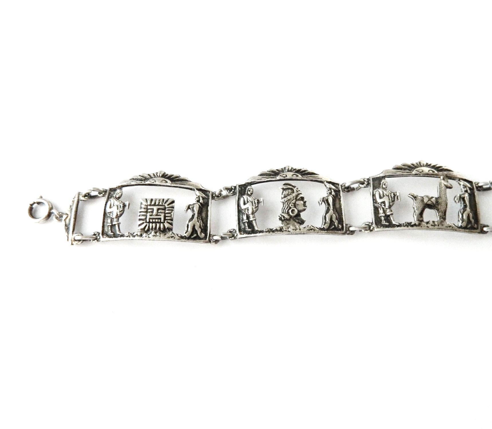 Peruvian sterling silver bracelet