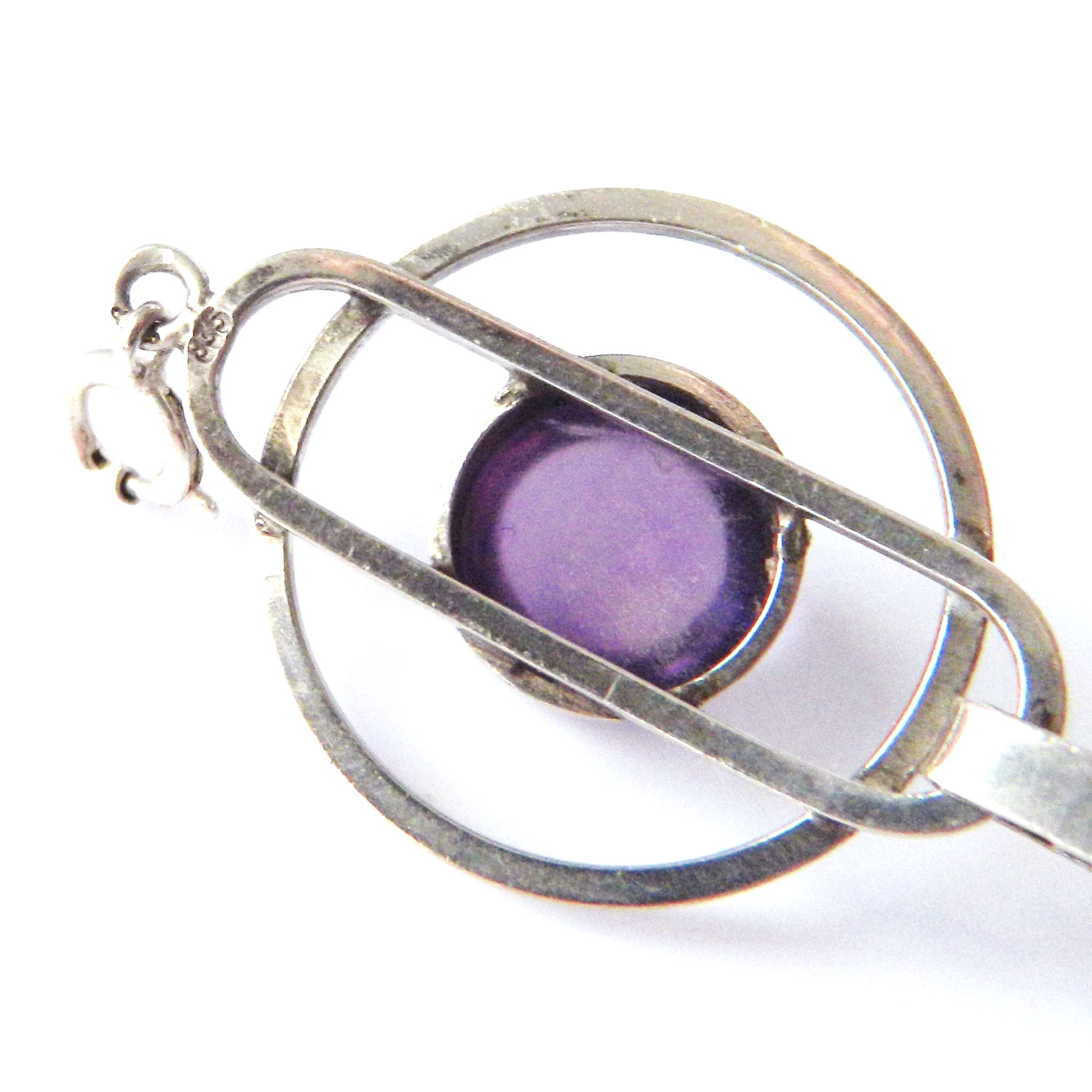 Sterling silver amethyst bracelet