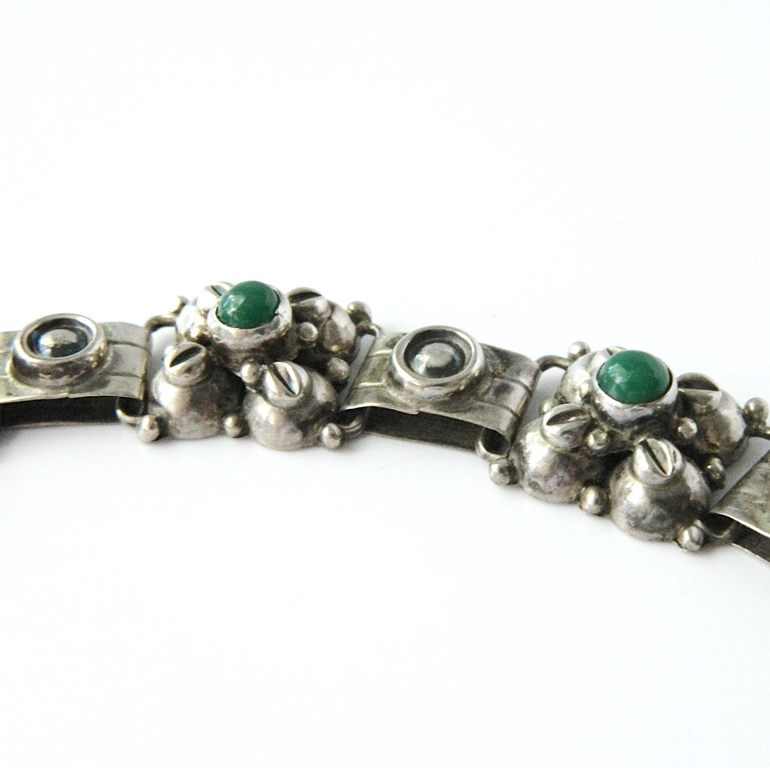 Vintage Mexican silver bracelet