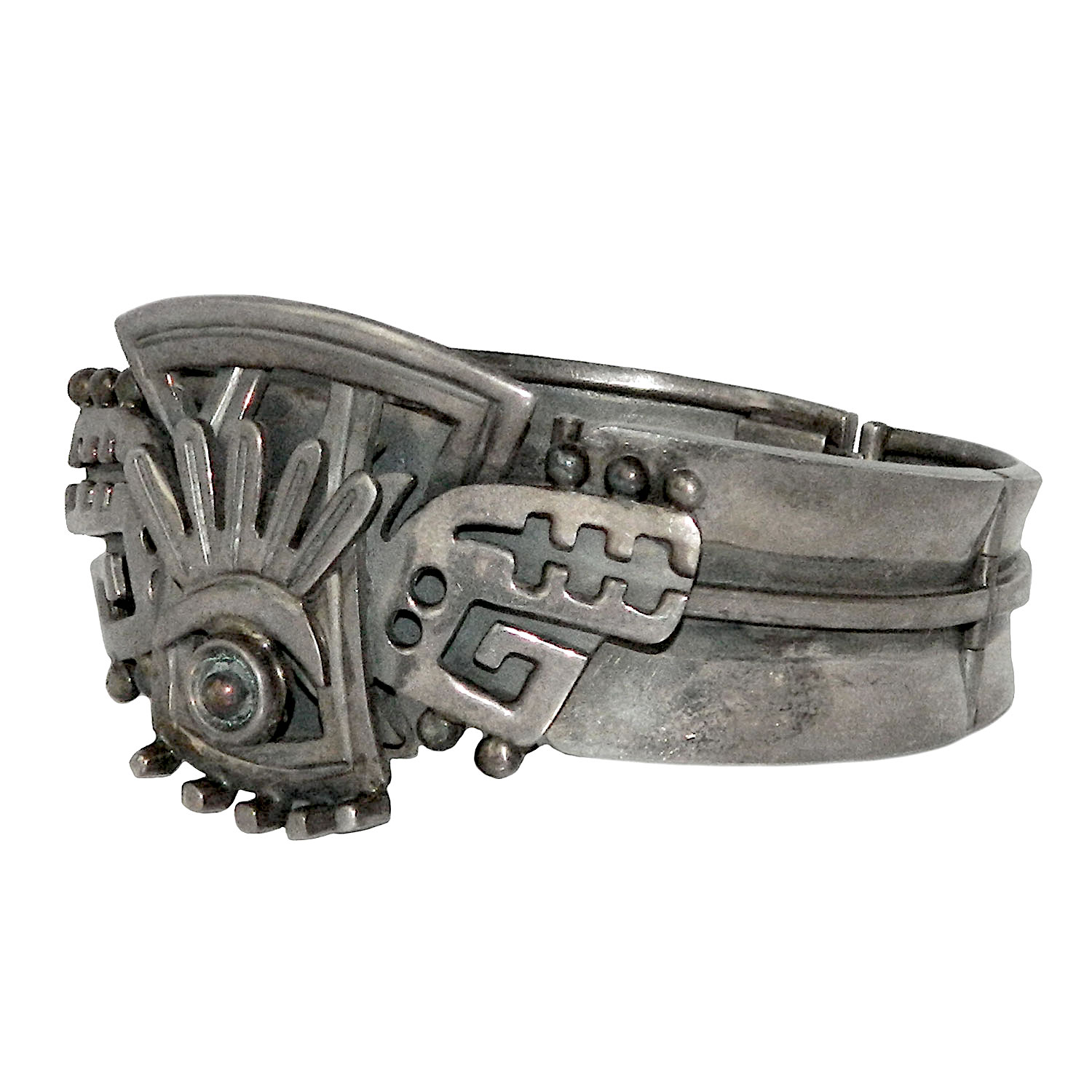 Vintage Alfredo Villasana Mexican silver bracelet