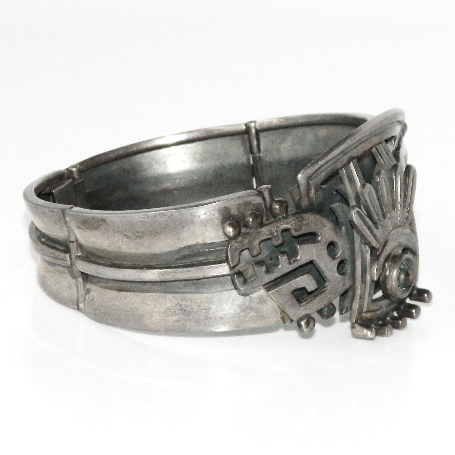 Vintage Alfredo Villasana Mexican silver bracelet