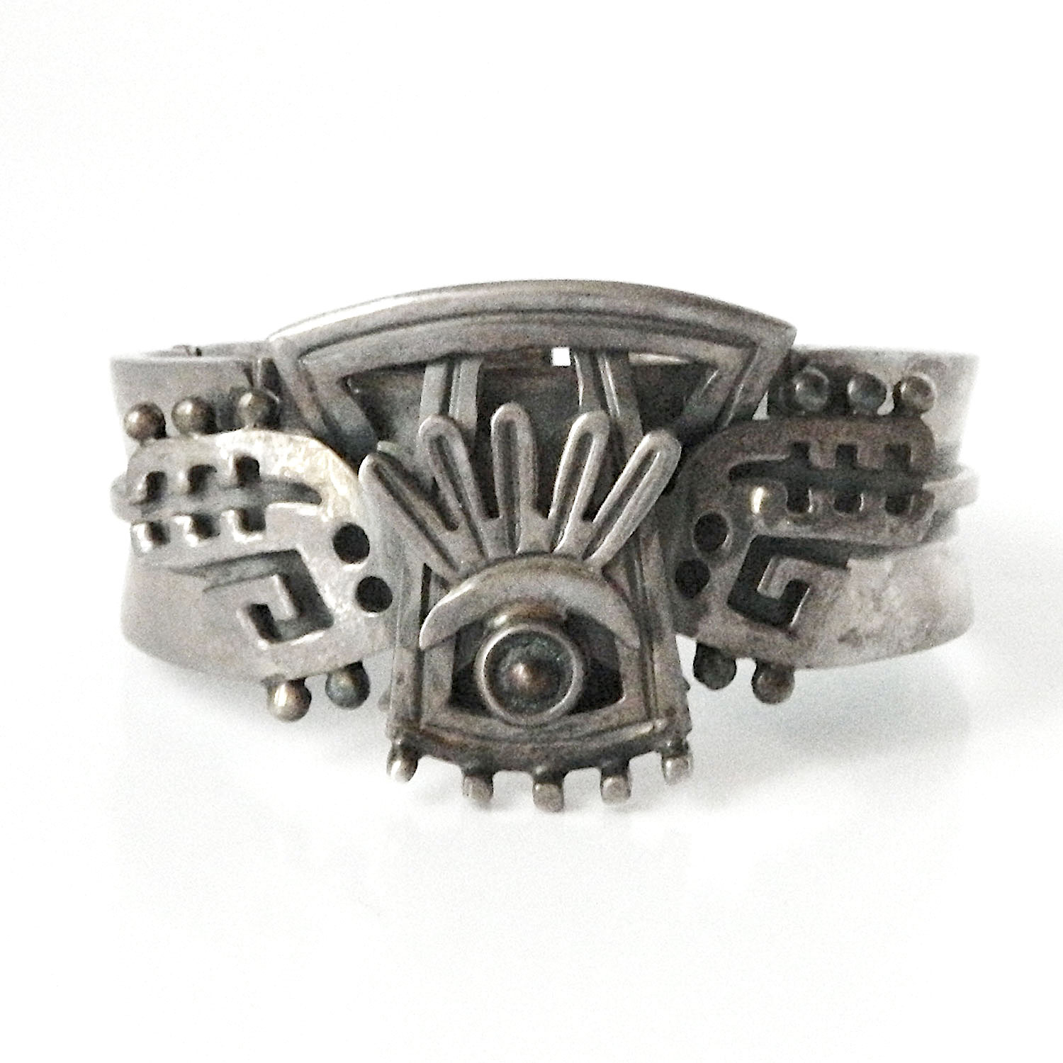 Vintage Alfredo Villasana Mexican silver bracelet