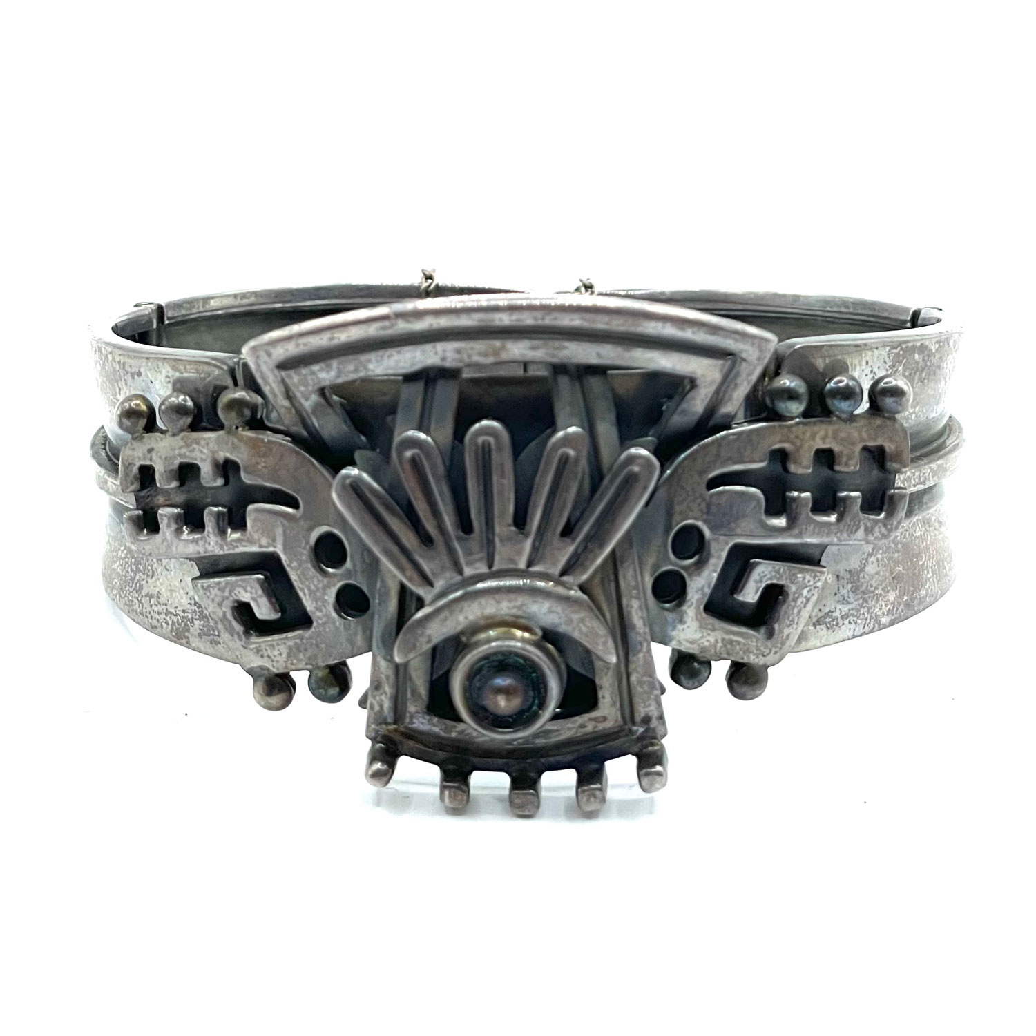 Vintage Alfredo Villasana Mexican silver bracelet