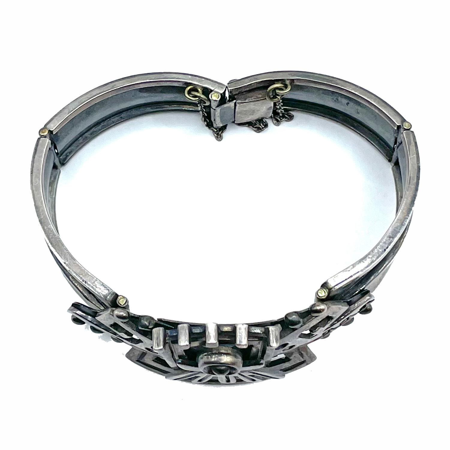 Vintage Alfredo Villasana Mexican silver bracelet