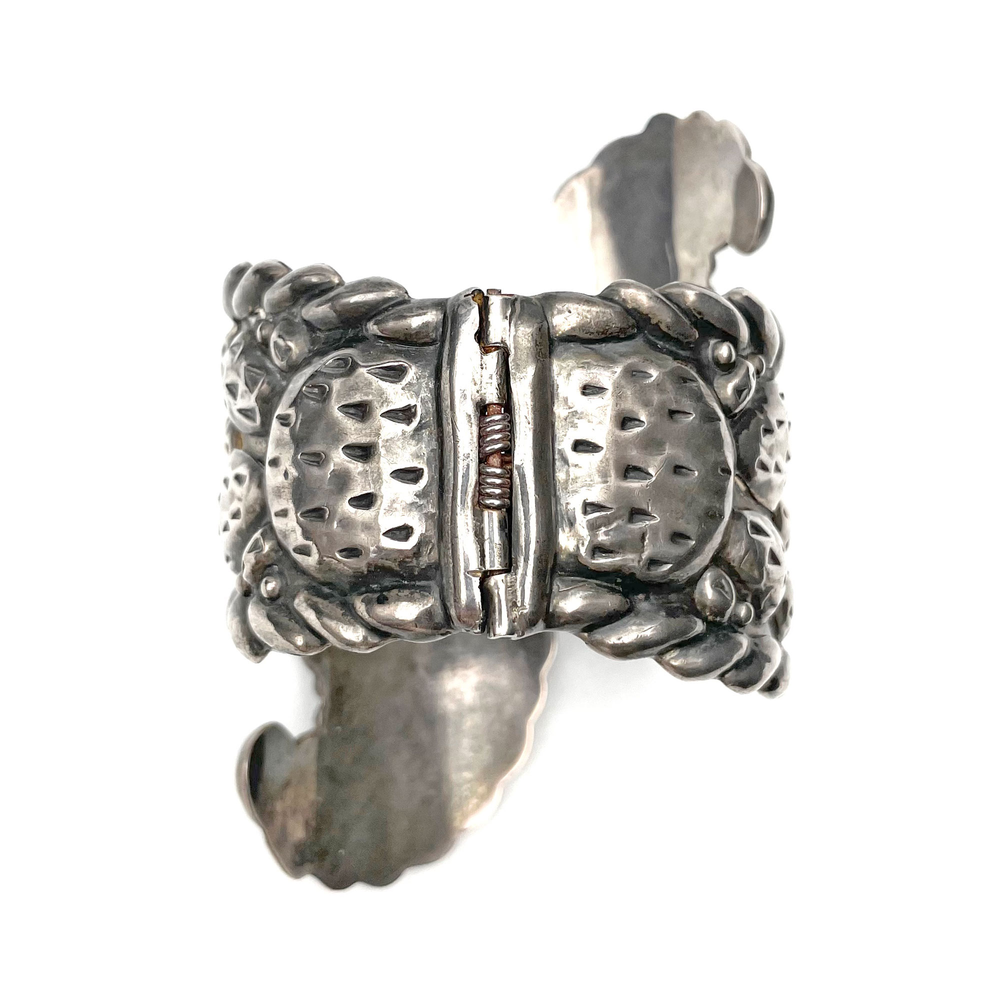 Mexican silver cuff bracelet