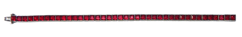 Sterling silver rhinestone bracelet