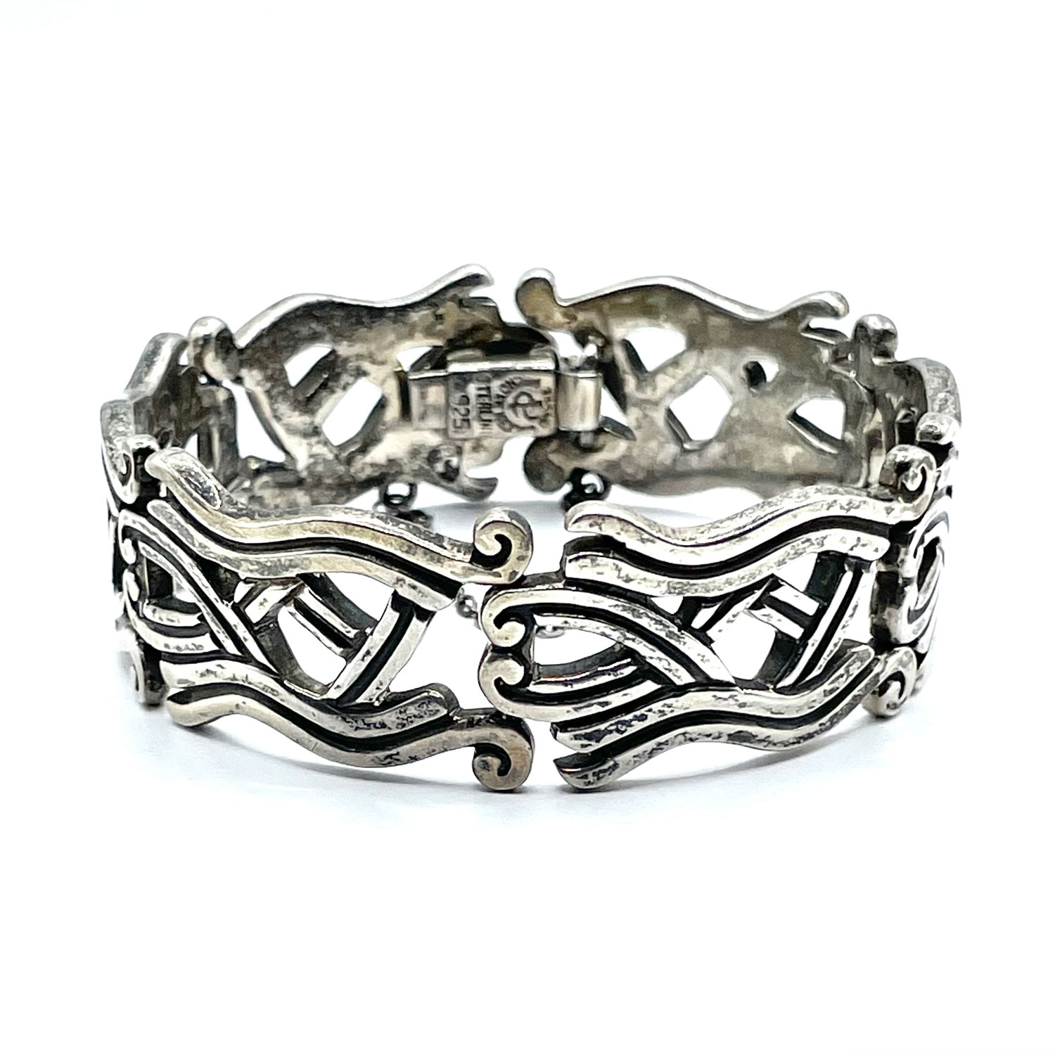 Vintage Taxco Mexican silver bracelet