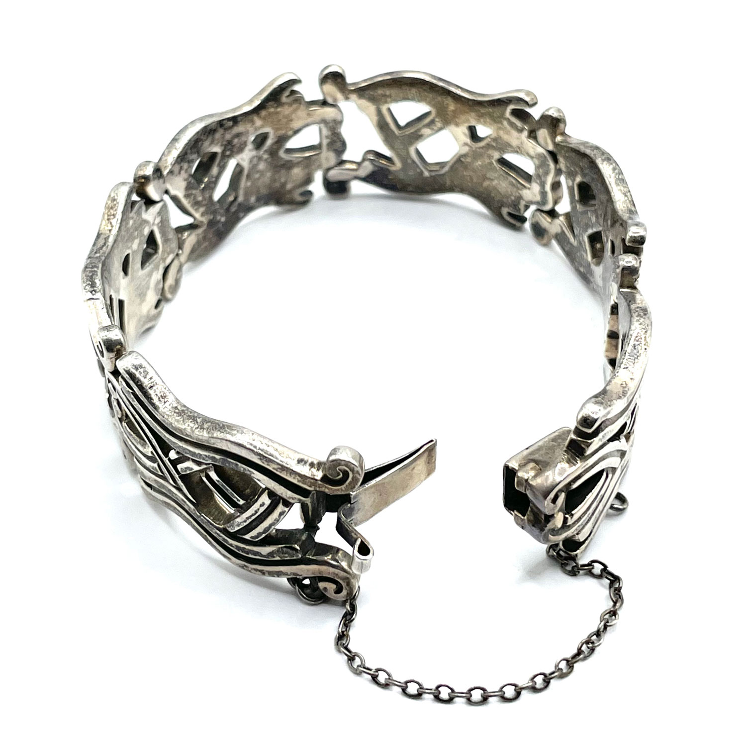 Vintage Taxco Mexican silver bracelet