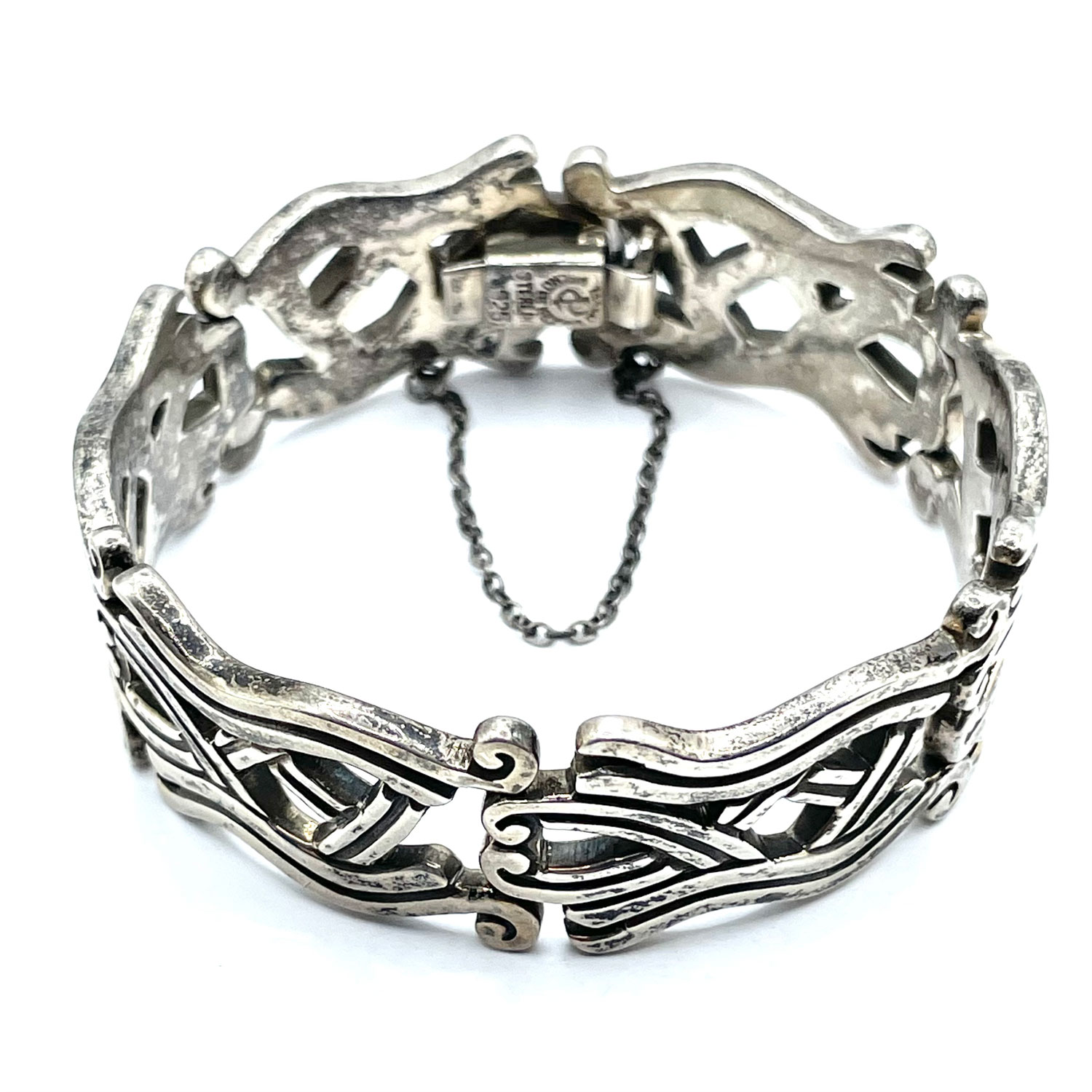Vintage Taxco Mexican silver bracelet