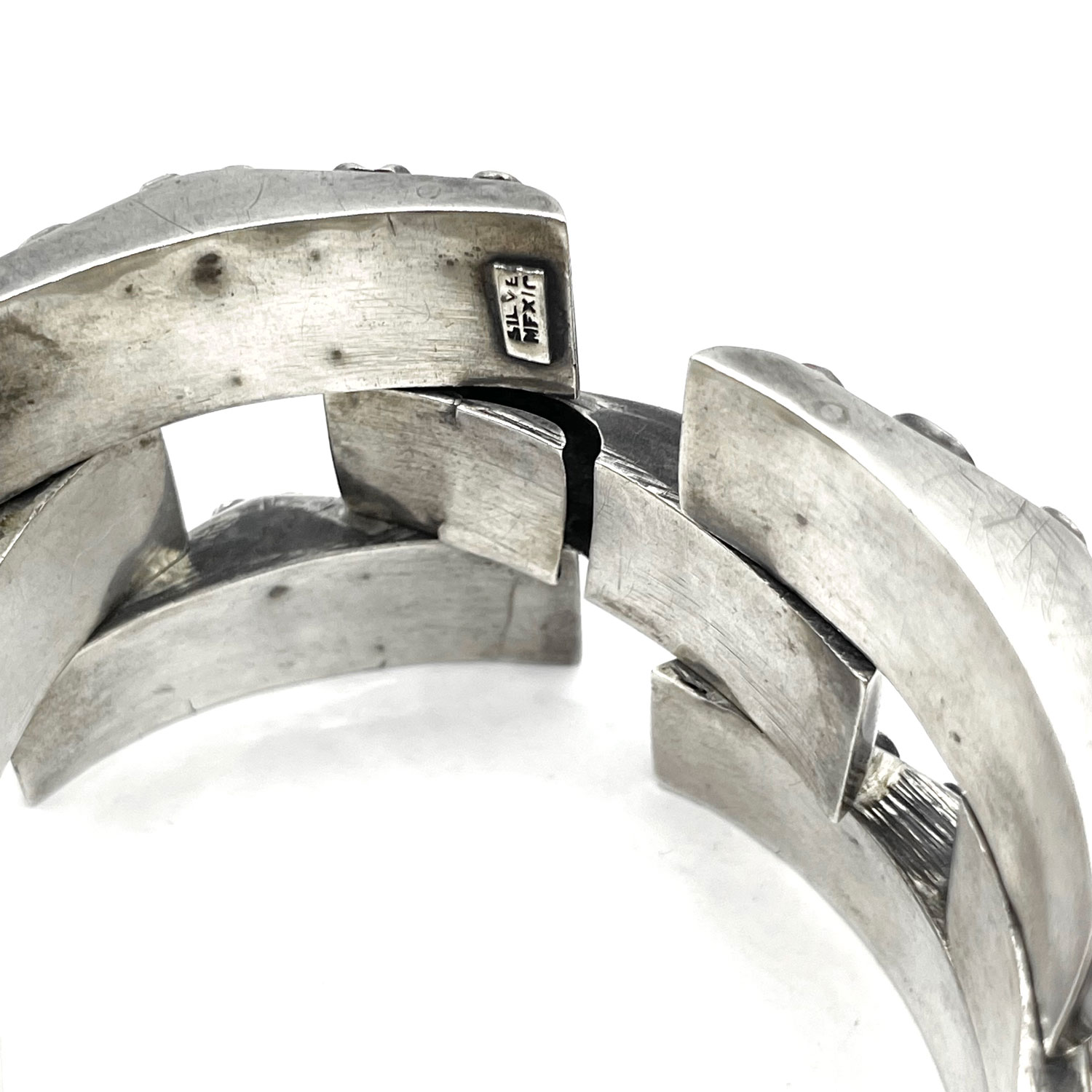 Vintage Mexican silver bracelet