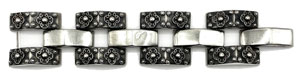 1940s Mexican silver bracelet