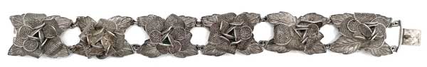 Italian wirework silver bracelet