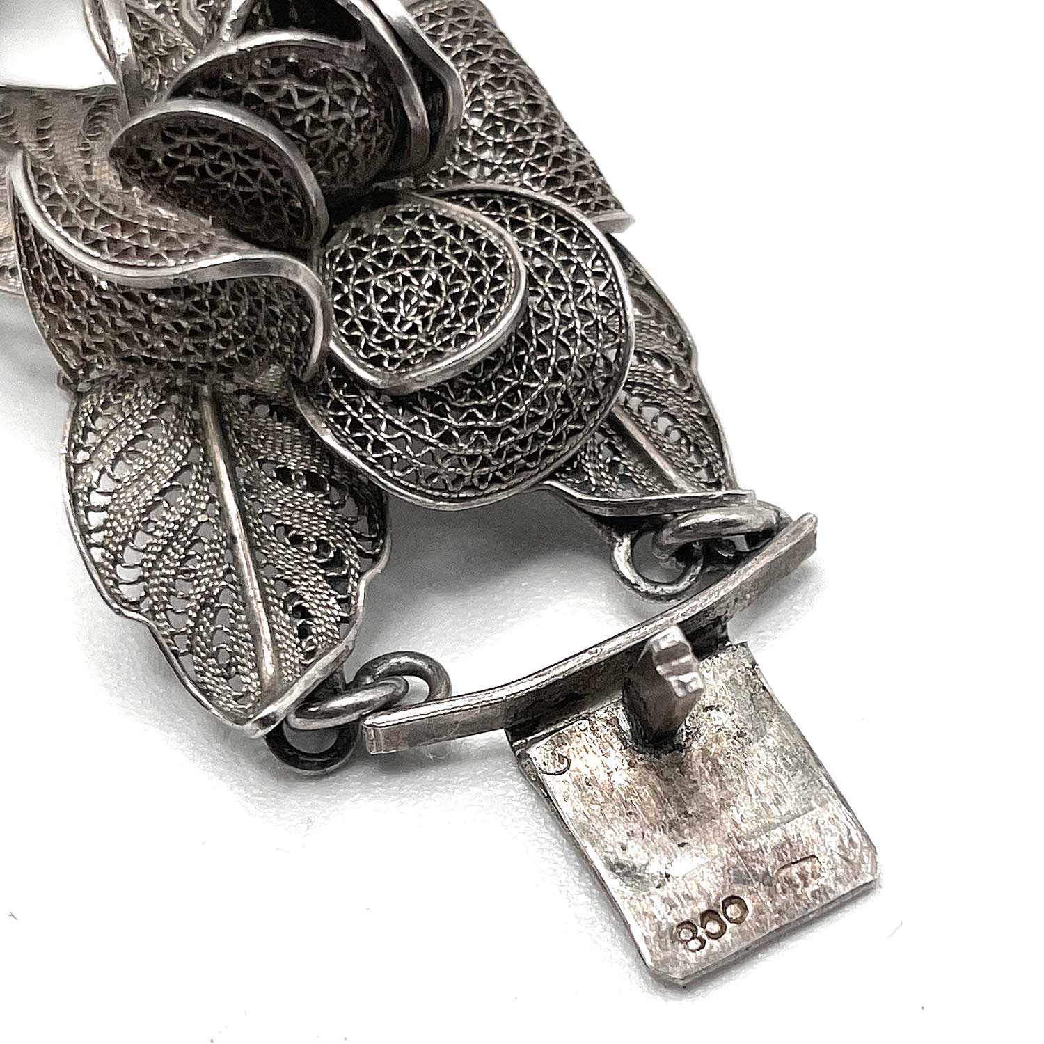 Italian wirework silver bracelet