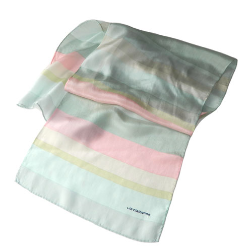1980's Liz Claiborne silk scarf