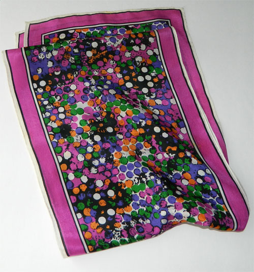 Vintage Sally Gee silk scarf