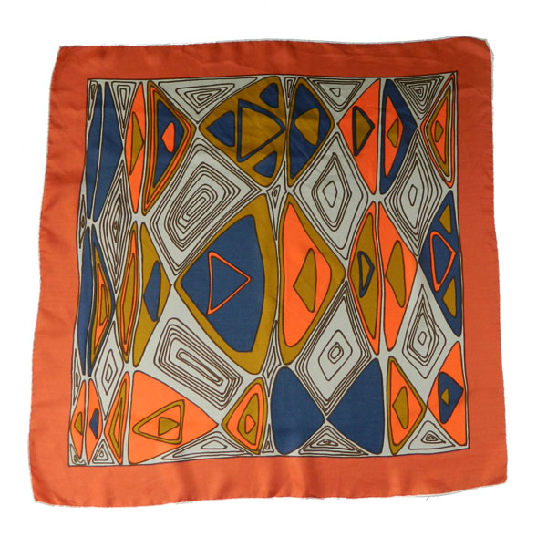 1960's silk scarf