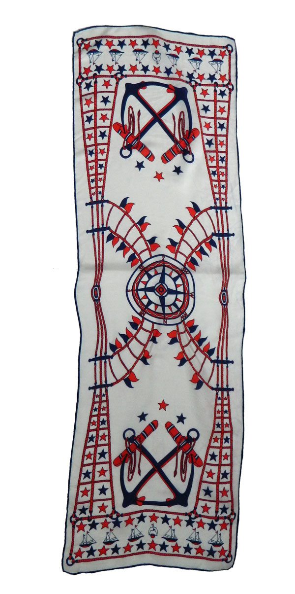 Vintage nautical scarf