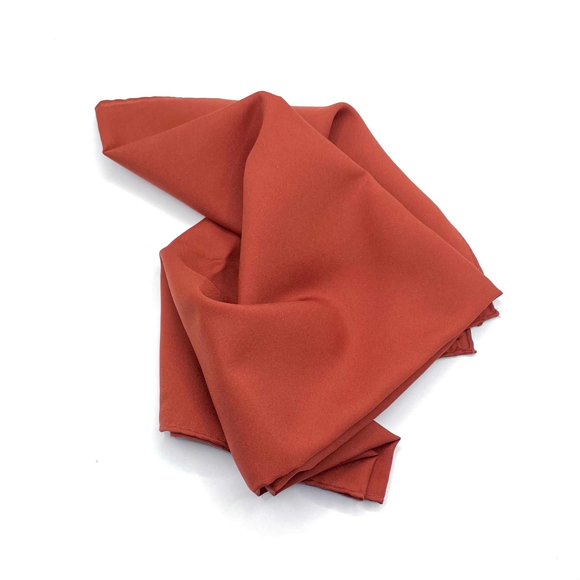 rust orange scarf