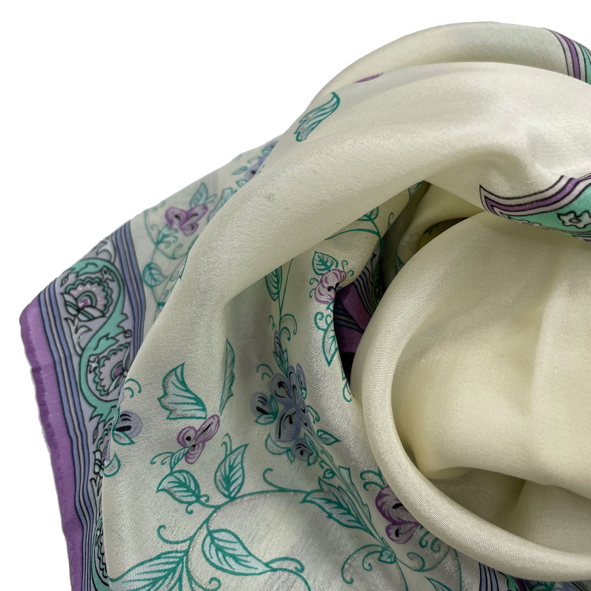 1980s Oscar de la Renta silk scarf