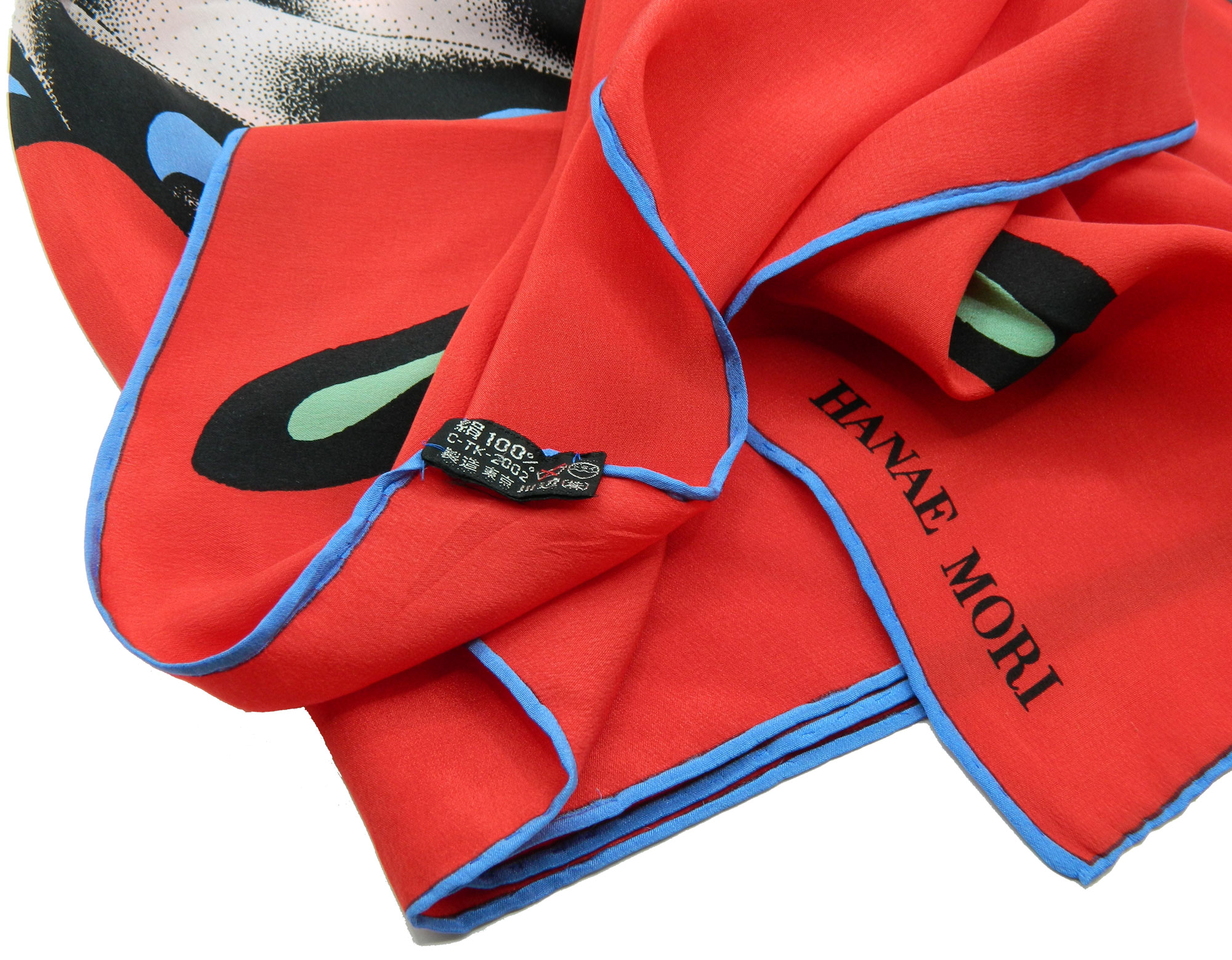Vintage Hanae Mori designer scarf