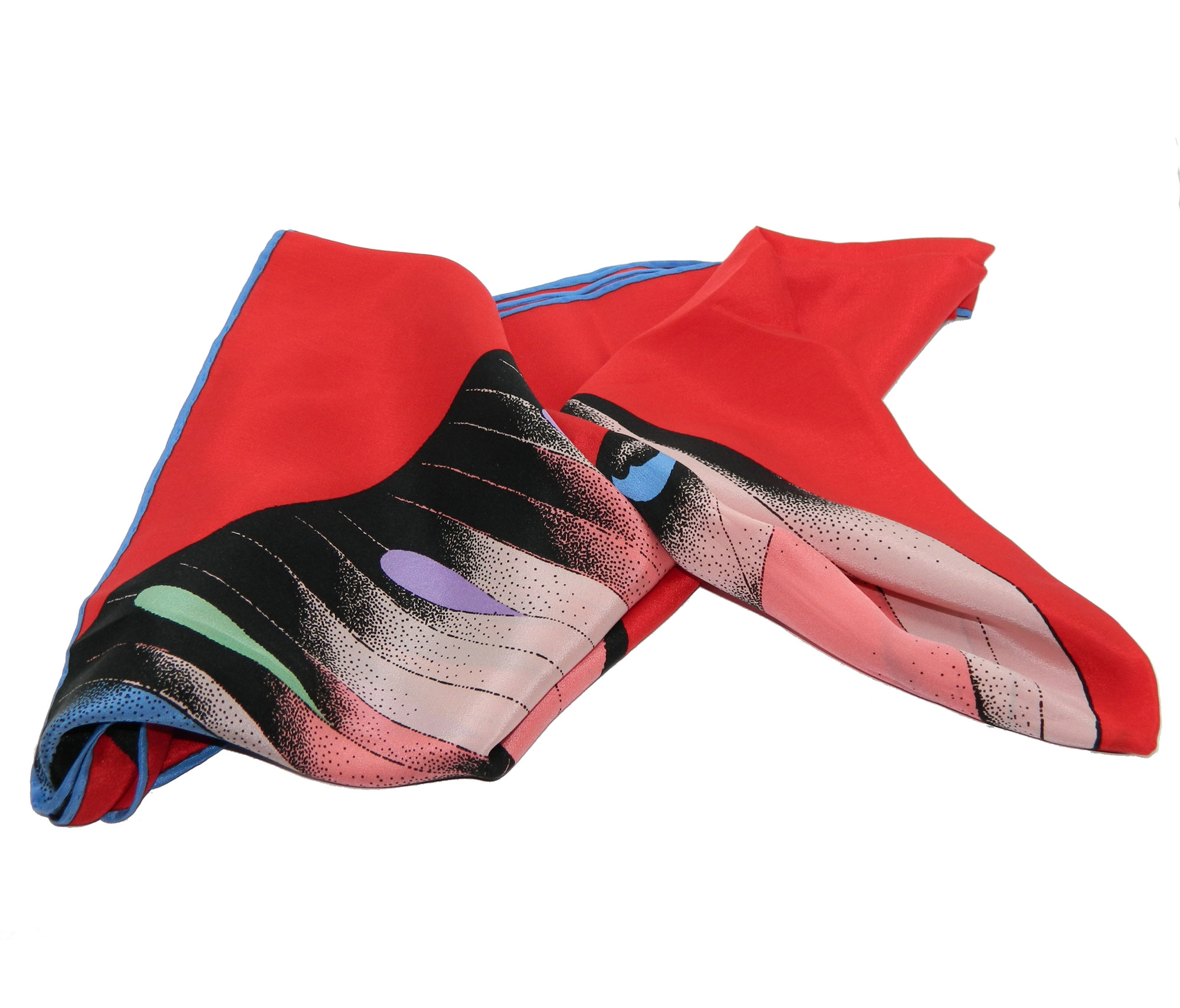Vintage Hanae Mori designer scarf