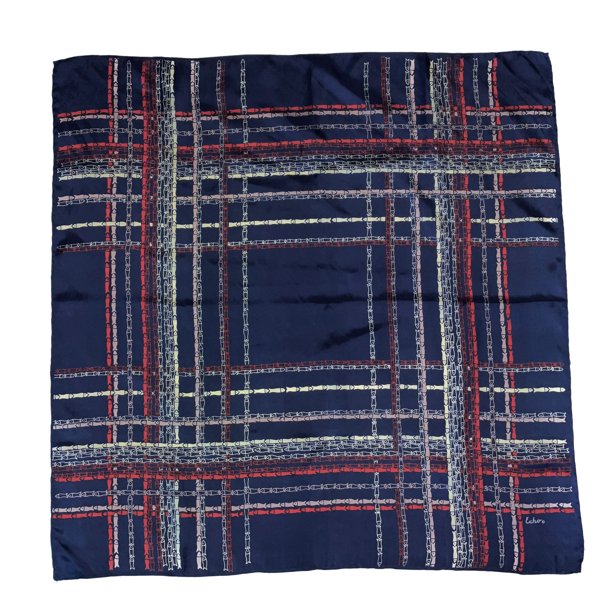 Vintage Echo silk scarf