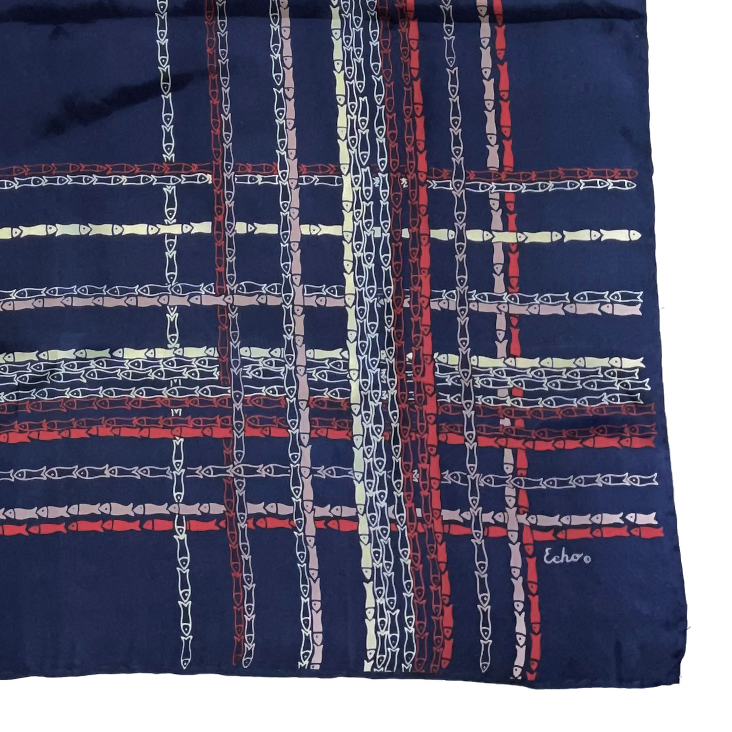 Vintage Echo silk scarf