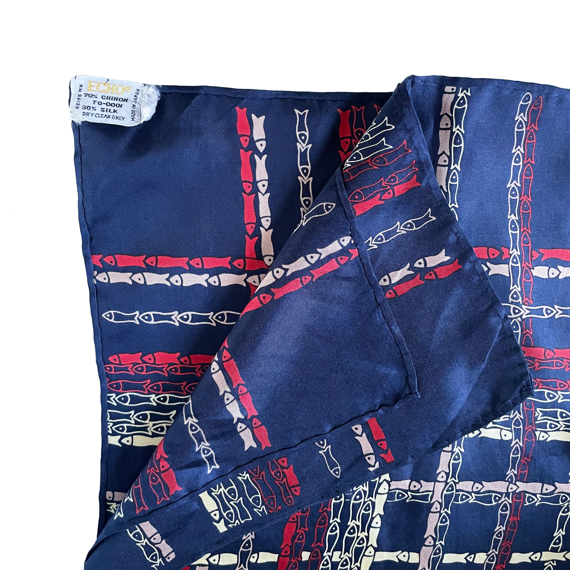 Vintage Echo silk scarf