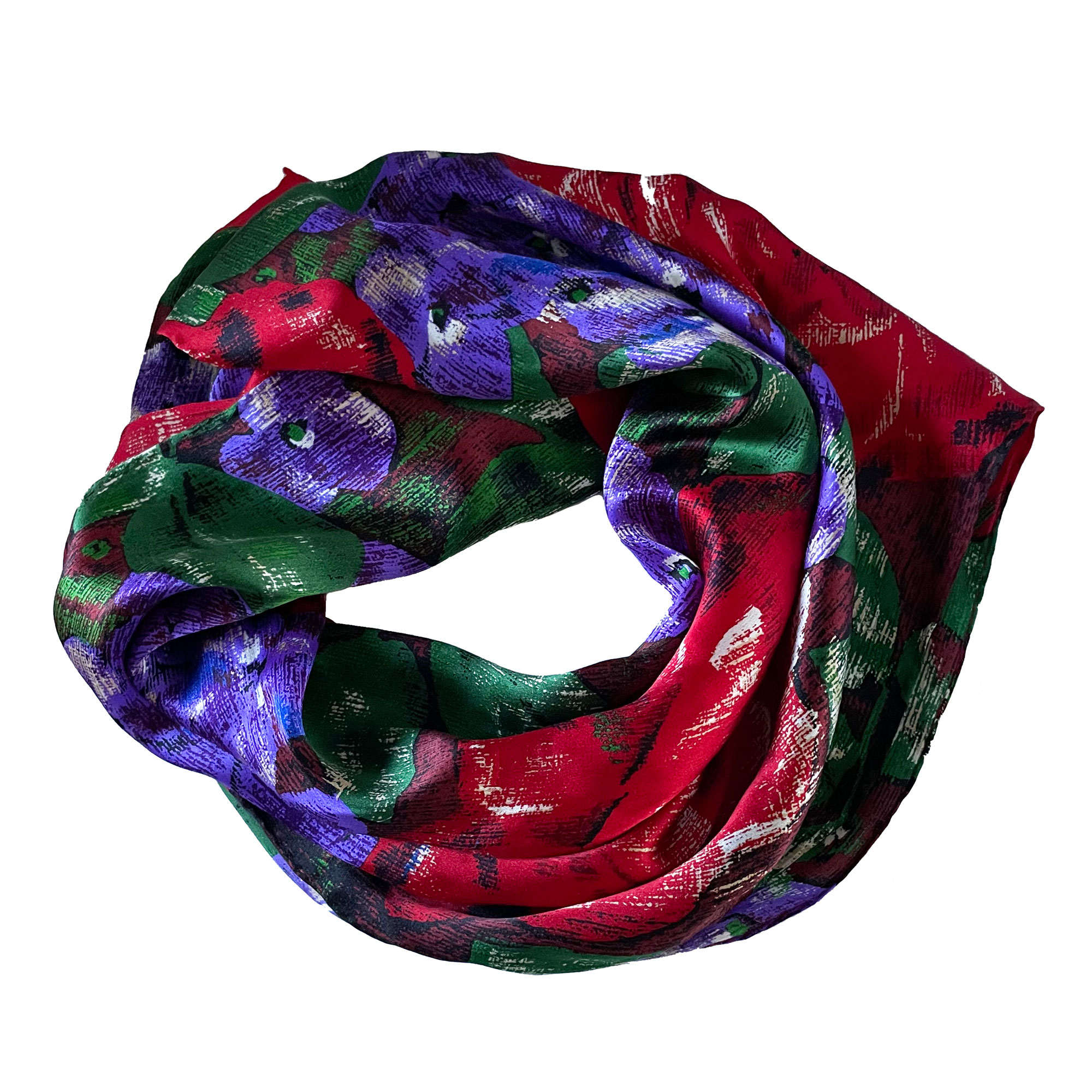 Vintage Echo silk scarf