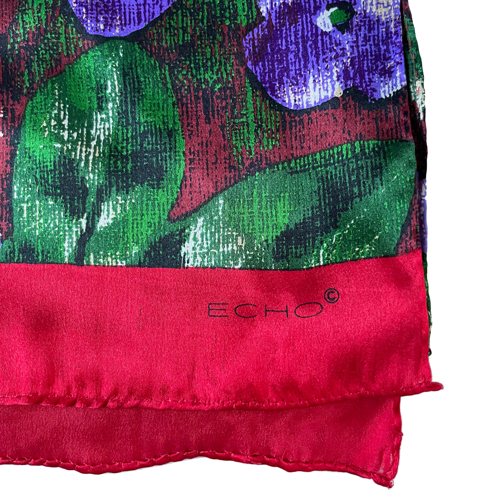 Vintage Echo silk scarf