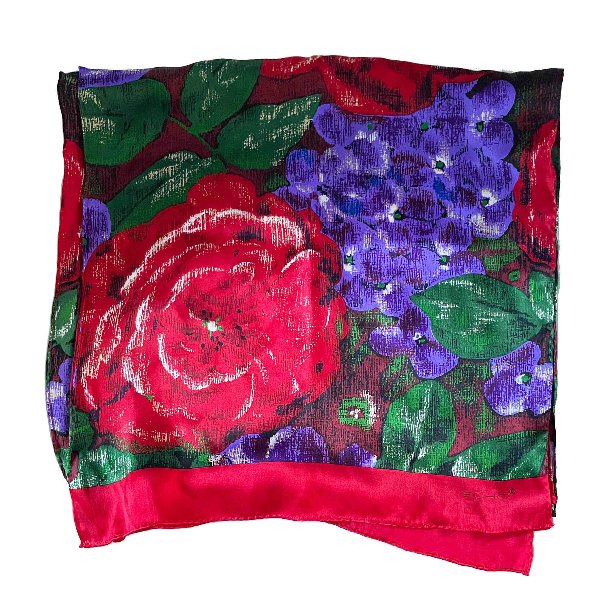 Vintage Echo silk scarf