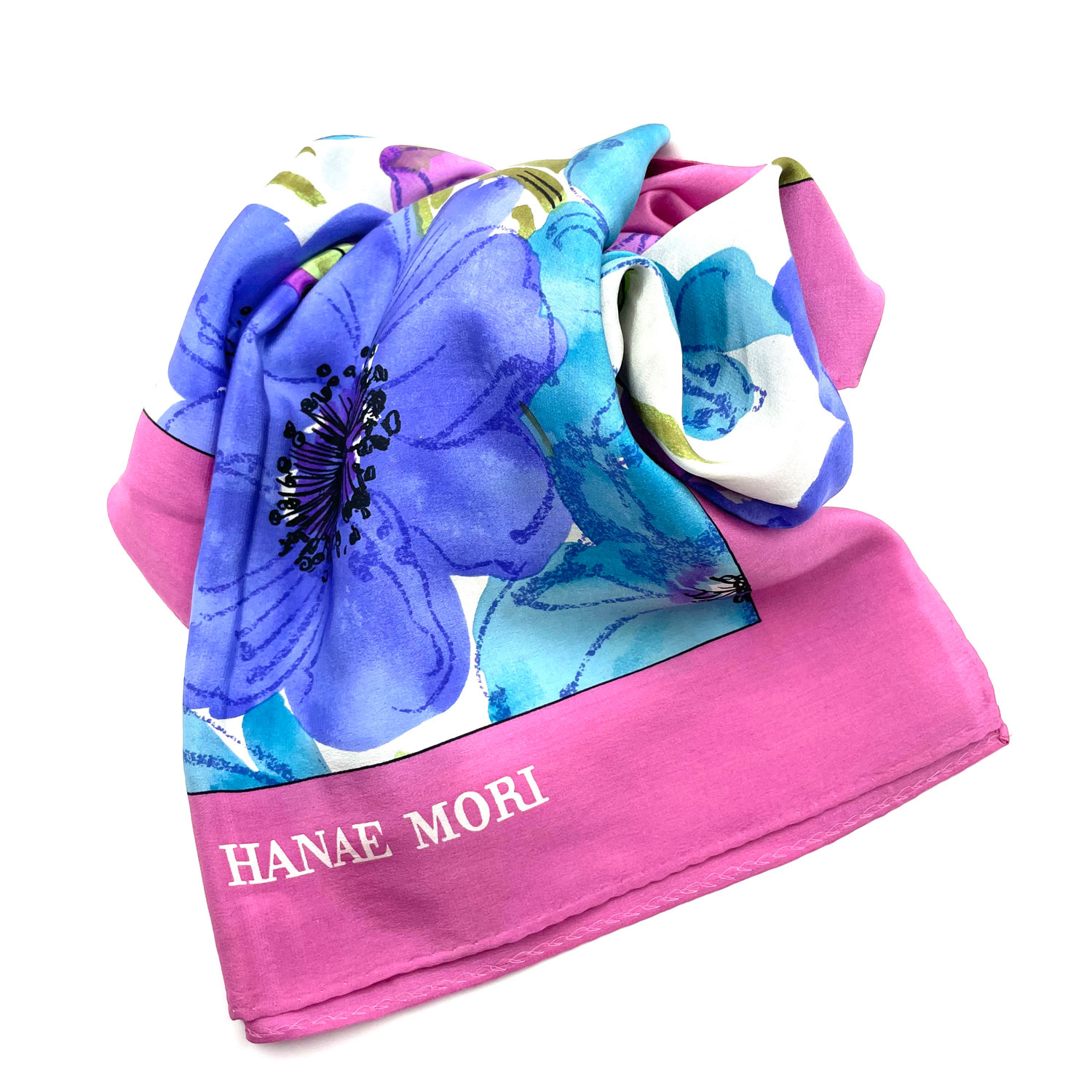 Hanae Mori silk scarf