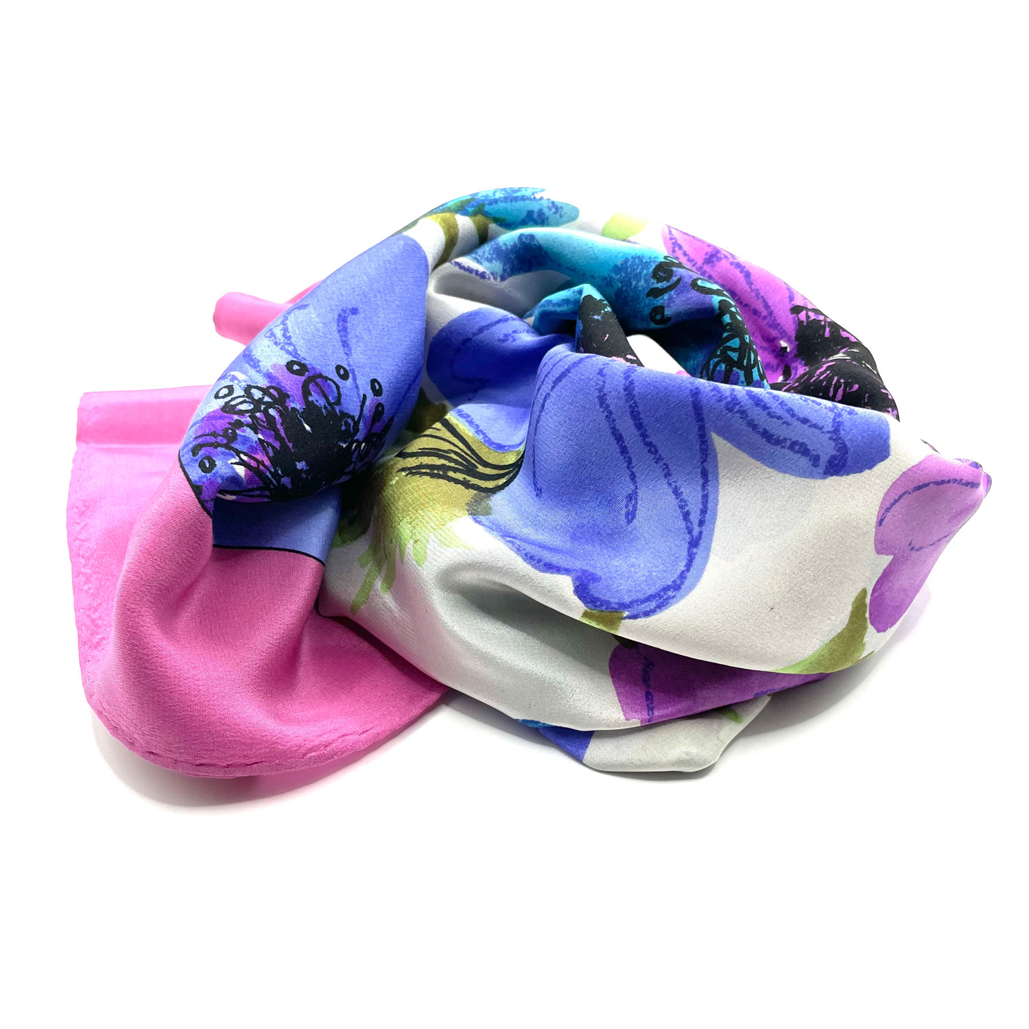 Hanae Mori silk scarf