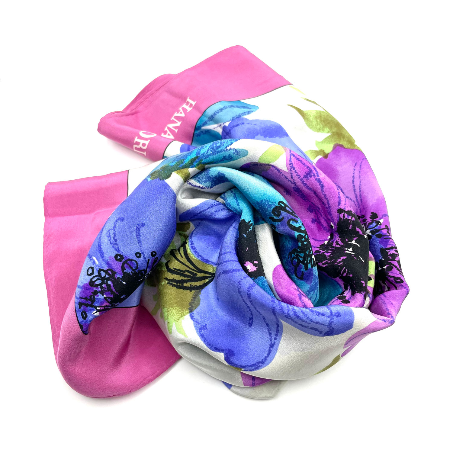 Hanae Mori silk scarf