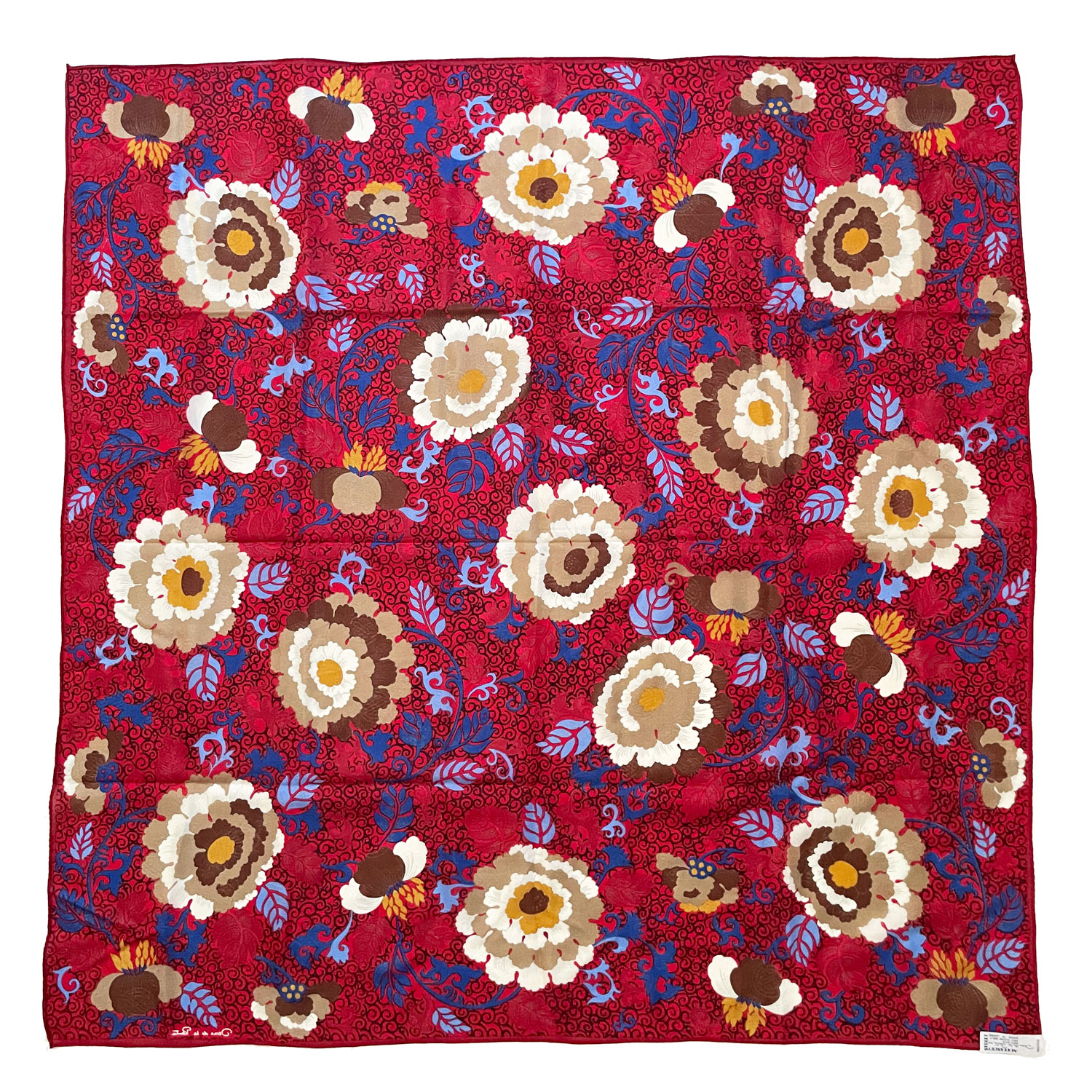 Oscar de la Renta designer scarf