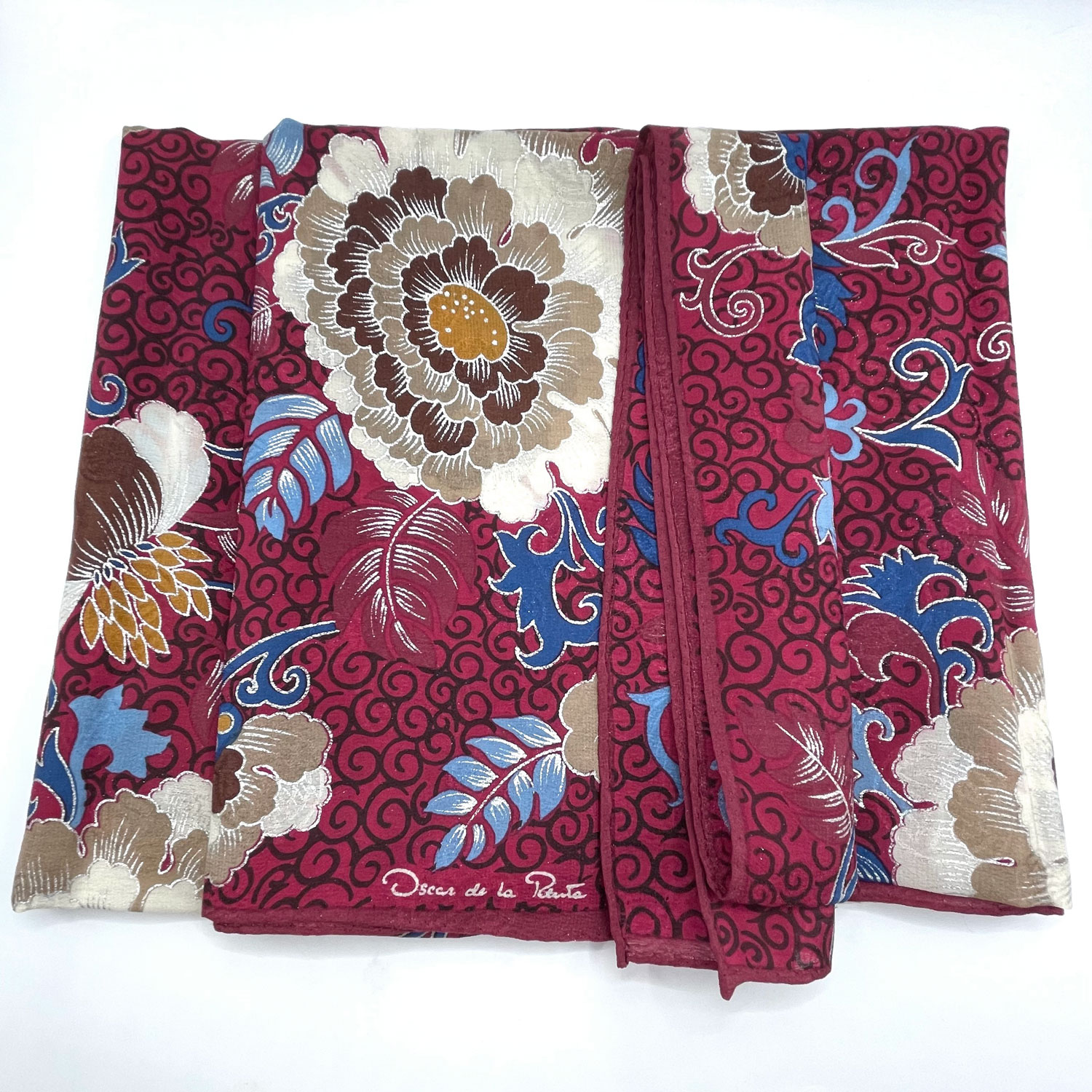 Oscar de la Renta designer scarf