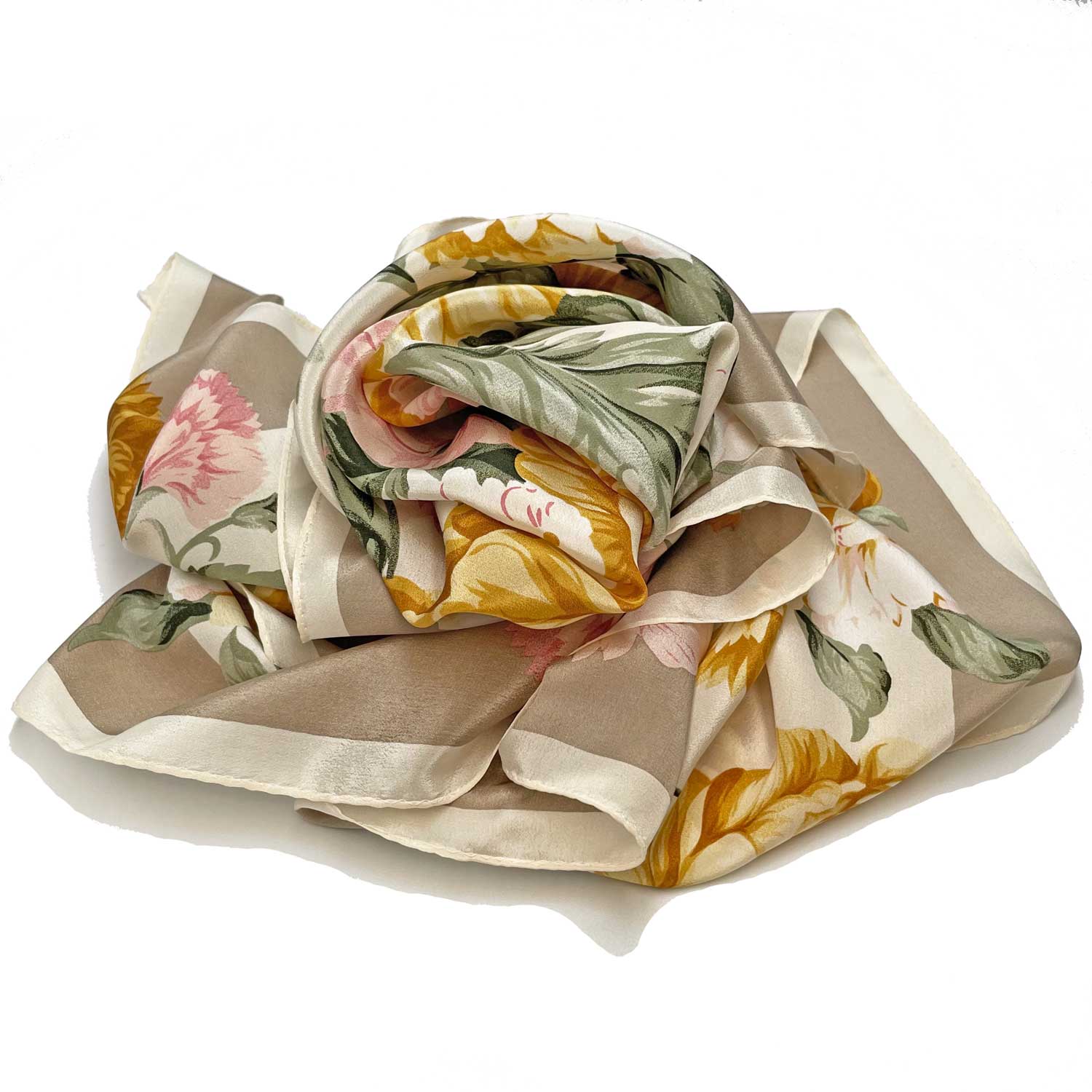 Vintage Adrienne Vittadini silk scarf