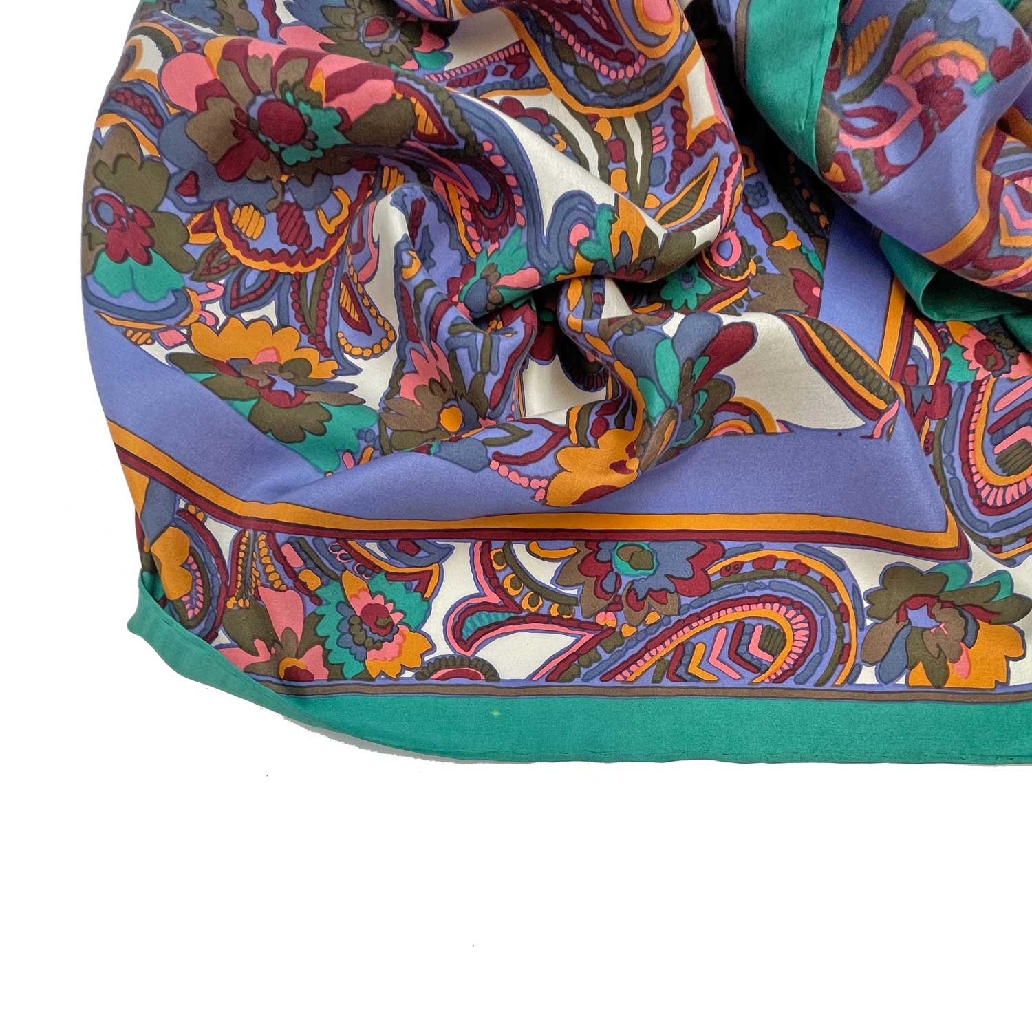 1980s fine silk scarf