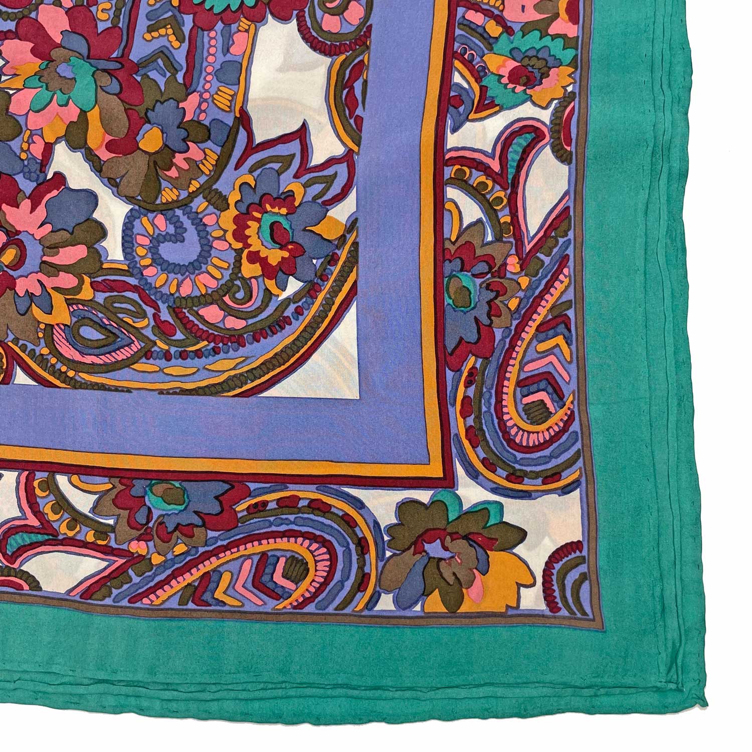 1980s fine silk scarf